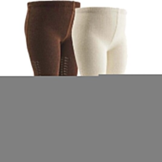 Müsli Bark/ Balsam Cream Lace Tights 2-pakning 104-110 Müsli Bark/ Balsam Cream Lace Tights 2-pakning 104-110