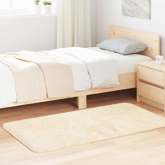  Flossteppe med lang luv NAVARRA krem 80x150 cm polyester 8721158558015
