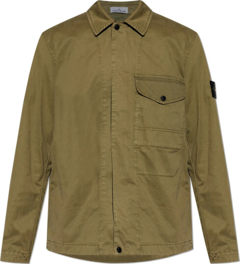 Stone Island Herre Skjorter Grønn S,