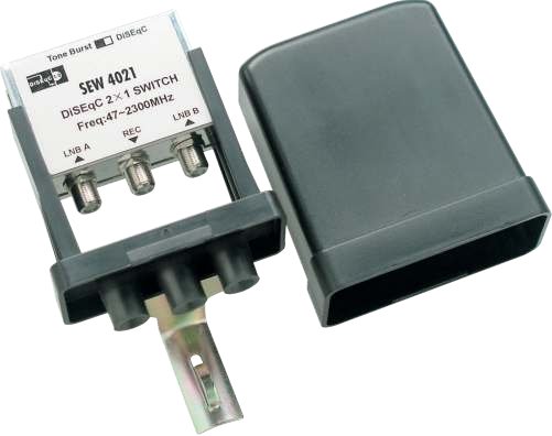 Schwaiger Sew4021211, 2 Innganger, 1 Utganger, 950 - 2300 Mhz, 4 Db, 75 O, 75 O Schwaiger Sew4021211, 2 Innganger, 1 Utganger, 950 - 2300 Mhz, 4 Db, 75 O, 75 O