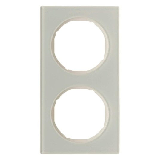 Hager 10122216 Dekkramme 2 Rom R.3 Glass/svart