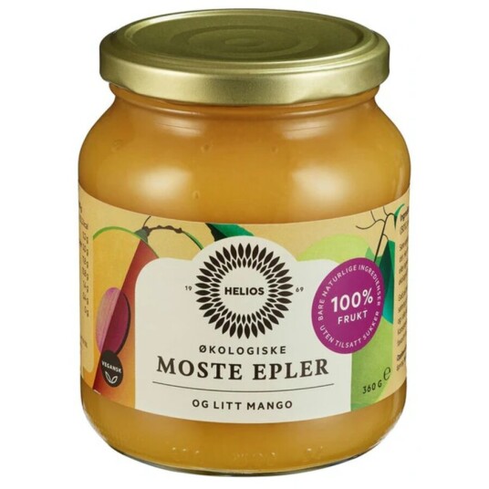 Helios økologisk moste epler med mango 360 g Helios økologisk moste epler med mango 360 g