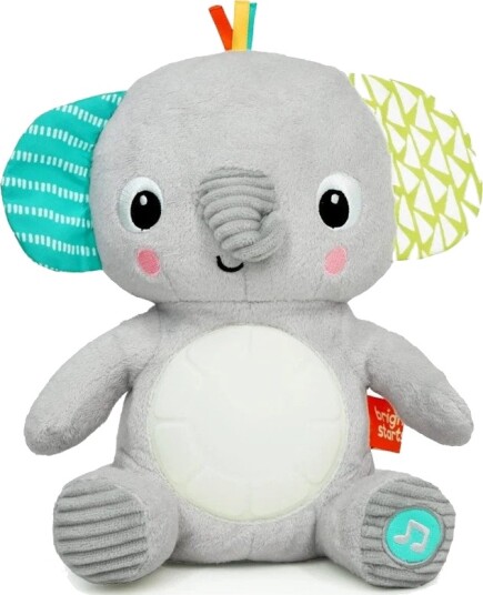 Bright Starts Hug A Bye Baby Kosebamse Med Musikk Og Lys Elefant Bright Starts Hug A Bye Baby Kosebamse Med Musikk Og Lys Elefant