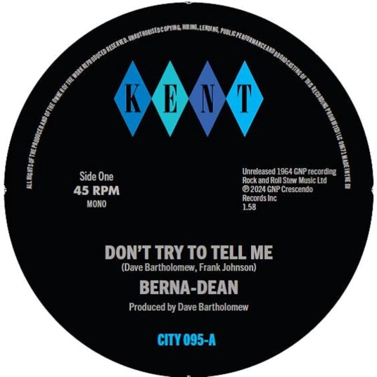 BernaDean Don't Try To Tell Me / Laughing On The Outside LP/Vinyl