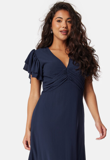 Bubbleroom Occasion Vallie Midi Dress Dark blue 38