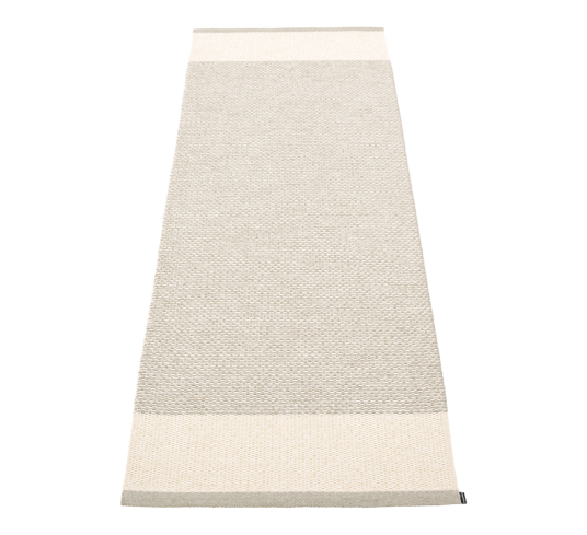Pappelina Edit matte lin vanilje stone metallic 70x200 cm