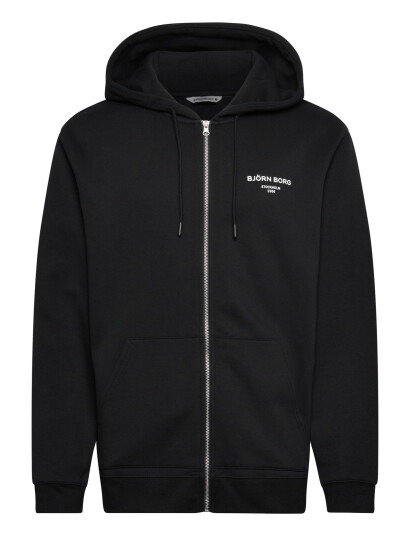 Björn Borg Borg Essential 1 Zip Hoodie Black XXL Björn Borg Borg Essential 1 Zip Hoodie Black XXL