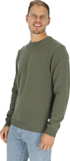 Casual Friday Cfkarl Crew Neck Bounty Knit Olivine Melange S Strikkede Casual Friday Cfkarl Crew Neck Bounty Knit Olivine Melange S Strikkede