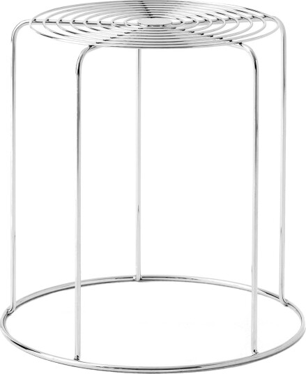 &Tradition Wire Stool Rustfritt Stål