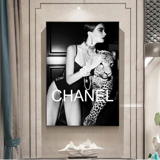 Plakat – Mote på den Ville Siden / CHANEL Plakat – Mote på den Ville Siden / CHANEL