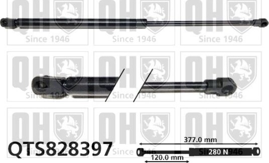 Gassfjær, motorpanser QUINTON HAZELL QTS828397