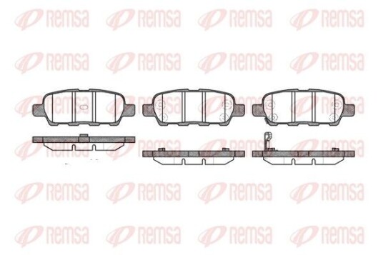 Bremseklosser REMSA 0876.01 Bremseklosser REMSA 0876.01