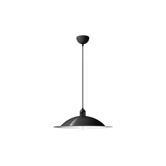 Stilnovo Lampiatta Taklampe Stor Hvit/ Sort
