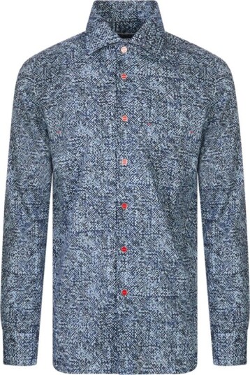 Kiton Herre Skjorter Blå XL, Kiton Herre Skjorter Blå XL,