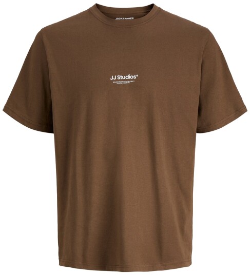 Jack & Jones Junior T skjorte jjeSoho Tee SS Crew Neck Brun