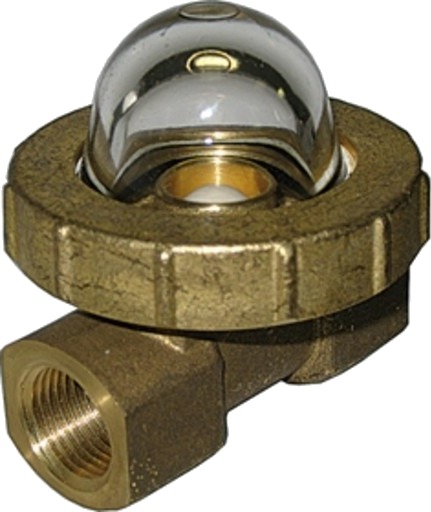 Arkon strømningsindikator 1/2" med kule