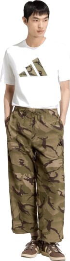 Adidas Sportswear M Camo Logo T White XXXL