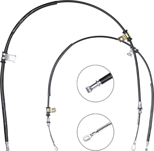 RIDEX 124C1219 Tautrekk håndbremse RIDEX 124C1219 Tautrekk håndbremse