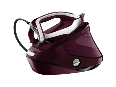 Tefal Pro Express Vision Gv9810 Dampstrykejern Med Automatisk Slukking Såleplate: Durilium Airglide Autoclean 3000 W Burgunder/Hvit Tefal Pro Express Vision Gv9810 Dampstrykejern Med Automatisk Slukking Såleplate: Durilium Airglide Autoclean 3000 W Burgunder/Hvit