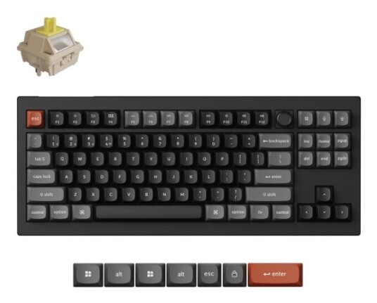 Keychron V3 Ultra V3U D4 Svart