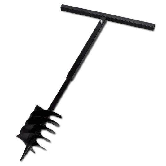 vidaXL Jordbor med håndtak 180 mm og forlengere 9 m stål vidaXL Jordbor med håndtak 180 mm og forlengere 9 m stål