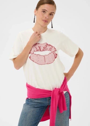 Culture Cuemba Gith T Shirt   Cream   L