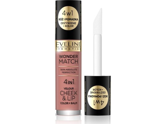 Eveline Wonder Match Blush And Liquid Lipstick 4 In 1 No. 01 4.5Ml