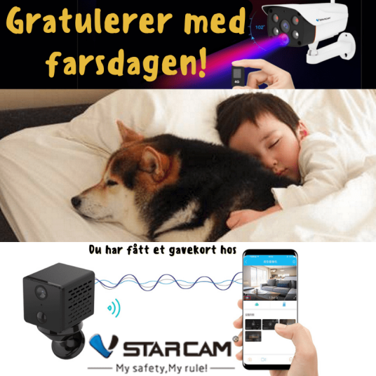 Gavekort Vstarcam - kr500