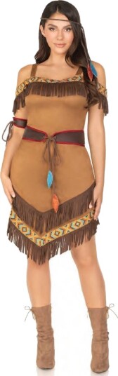 Indianer Prinsesse Luksuskostyme Strl XL