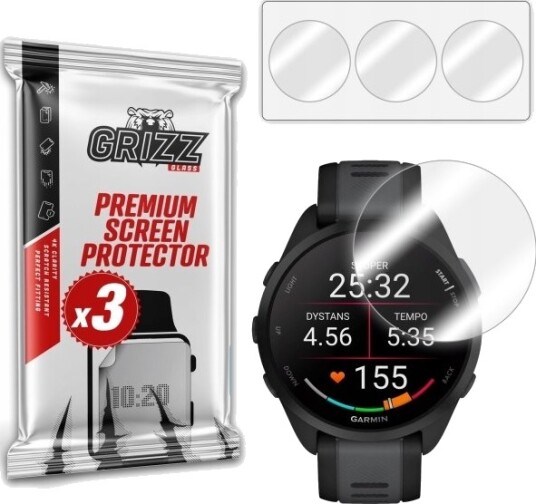 Grizzglass Hydrogel-Film Til Garmin Forerunner 165