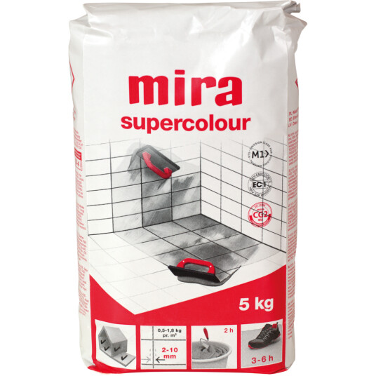 MIRA SUPERCOLOUR FUG 120 STÅLGRÅ 5KG