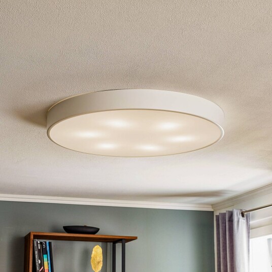 TEMAR LIGHTING Cleo taklampe Ø 78 cm IP20 hvit metall E27