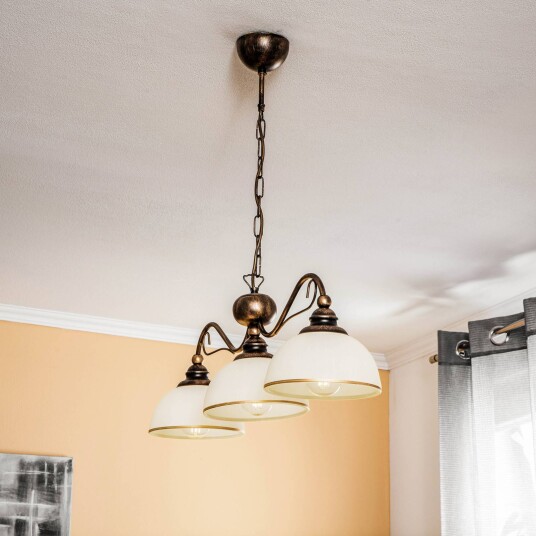 Jupiter Bjelkehengelampe Casale 3 lyskilder lengde 74 cm