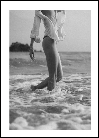 Woman and Ocean Plakat Plakat / 70x100cm