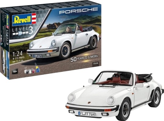 Revell Startsett 1/24 Porsche 911 50 Years of the G Model
