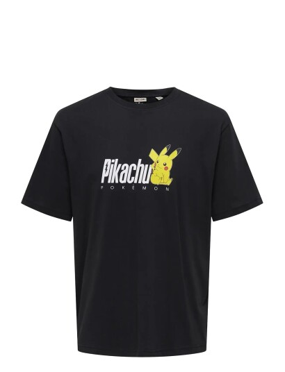 ONLY & SONS Osjpokemon Rlx Ss Lic Tee Black 158 164 ONLY & SONS Osjpokemon Rlx Ss Lic Tee Black 158 164