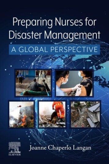 Preparing Nurses For Disaster Management Av Joanne Langan
