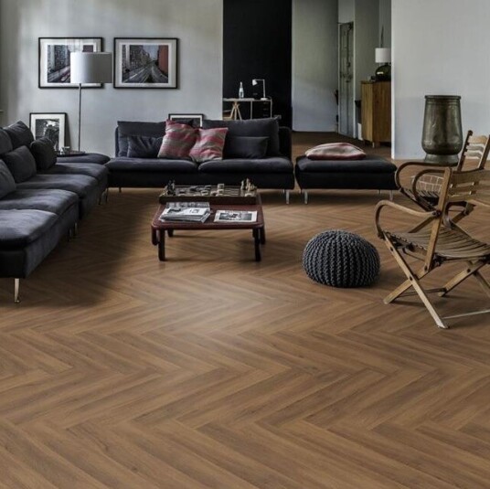 Vinylgulv Kährs LT Click Herringbone Redwood Vinylgulv Kährs LT Click Herringbone Redwood