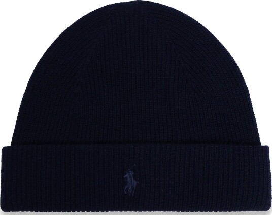 Polo Ralph Lauren 2/27 Cashmere Wash Swtr Hat HUNTER NAVY One Size