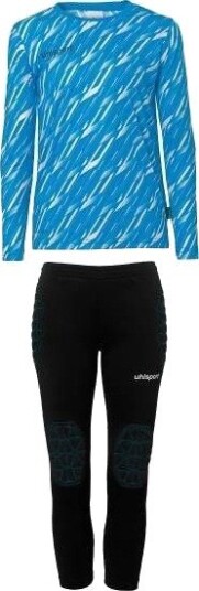 Uhlsport Keepersett Progressive Blå/Svart Barn 164 cm