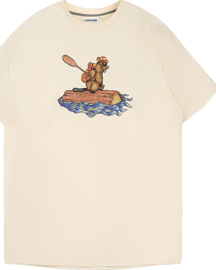 Lakor Beaver Rafting T shirt Grå XXXL