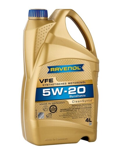 Motorolje RAVENOL VFE 5W20 4L Motorolje RAVENOL VFE 5W20 4L