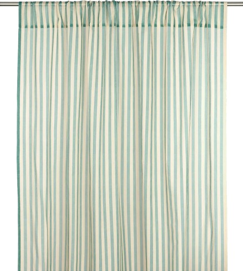 NOBODINOZ Sheer Coton Voile Curtain Wendy Green ONE SIZE x 280 NOBODINOZ Sheer Coton Voile Curtain Wendy Green ONE SIZE x 280