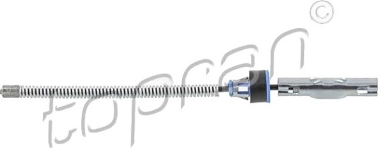 TOPRAN 631 763 Tautrekk håndbremse