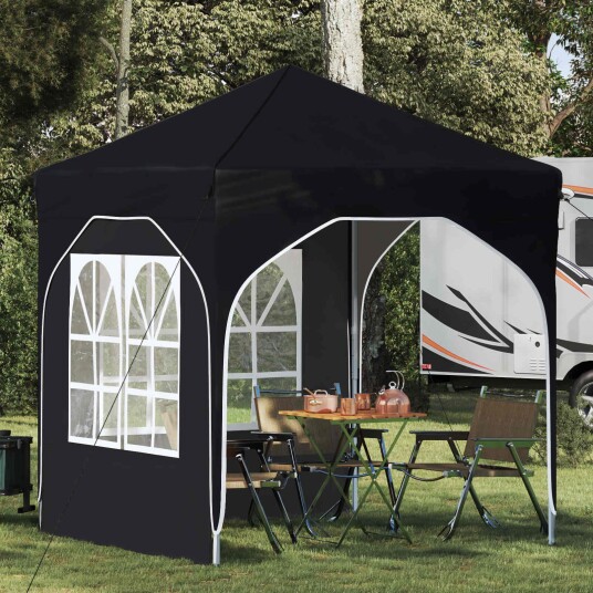 vidaXL Pop up Festtelt 192 x 192 x 245 cm Svart