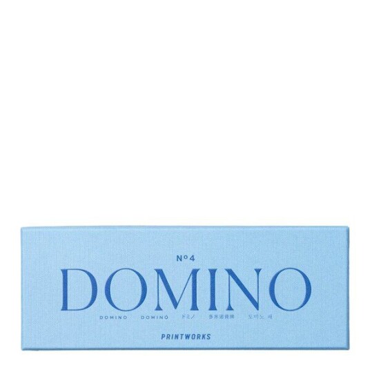 Printworks Klassisk Domino Lyseblå - Elegant Barnespill