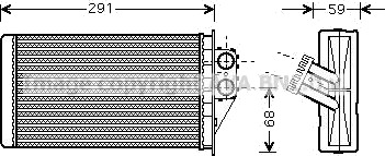 Varmeapparat register PRASCO PEA6228 Varmeapparat register PRASCO PEA6228