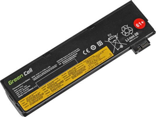 Green Cell-batteri til Lenovo ThinkPad T470, T570 osv. 4400 mAh, 11,1 V