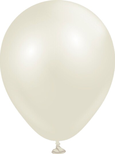 Ballongkungen Ballonger Professional Mini Aura Ivory White 50-pakning 1057083-50