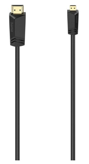 Hama HDMI- til HDMI-mikrokabel 2 m